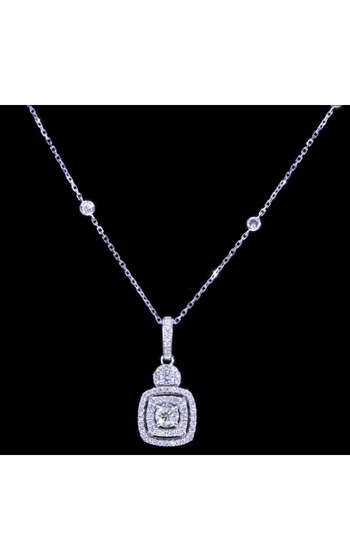 Four Stone Diamond Station Necklace