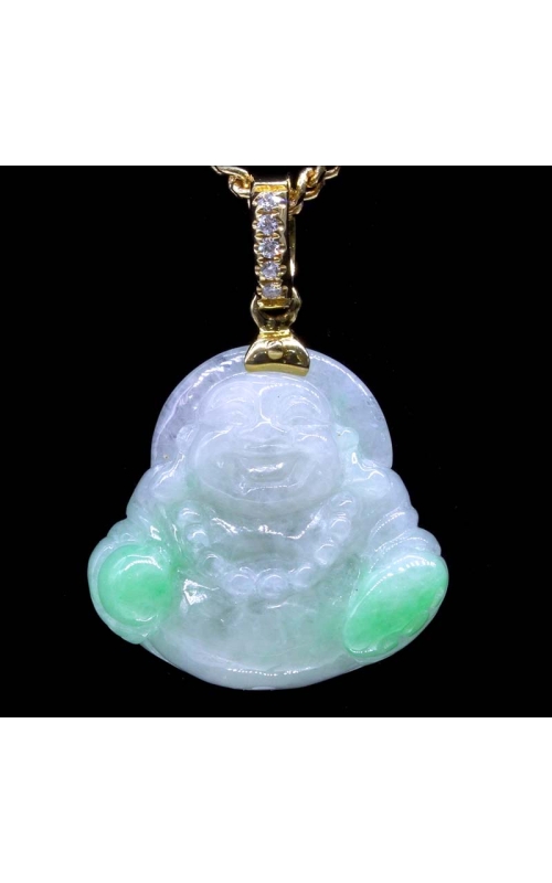 GIA Grade A Jade Buddhist Pendants