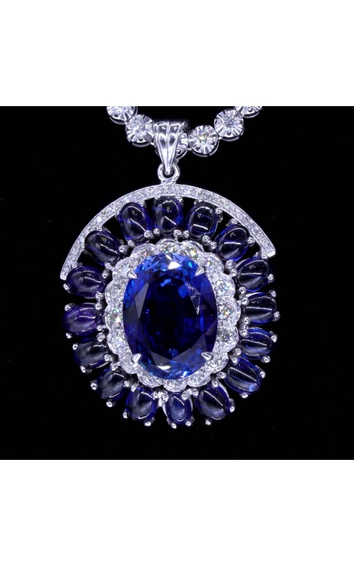 Estate Blue Sapphire Pendant