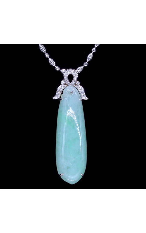 GIA Grade A Jade Drop Design Pendant