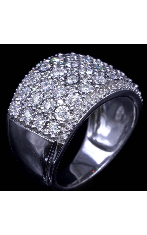 Pave Design Men's Diamond Ring