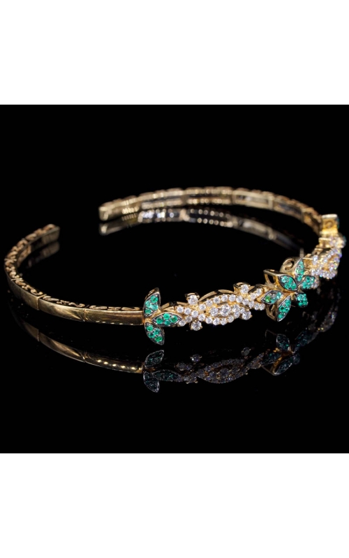 Emerald Diamond Cuff