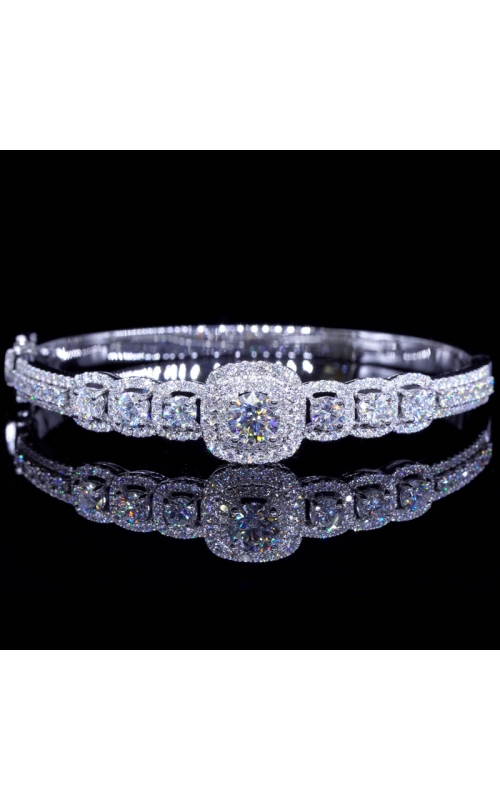 GIA 6mm Center Diamond Bangle