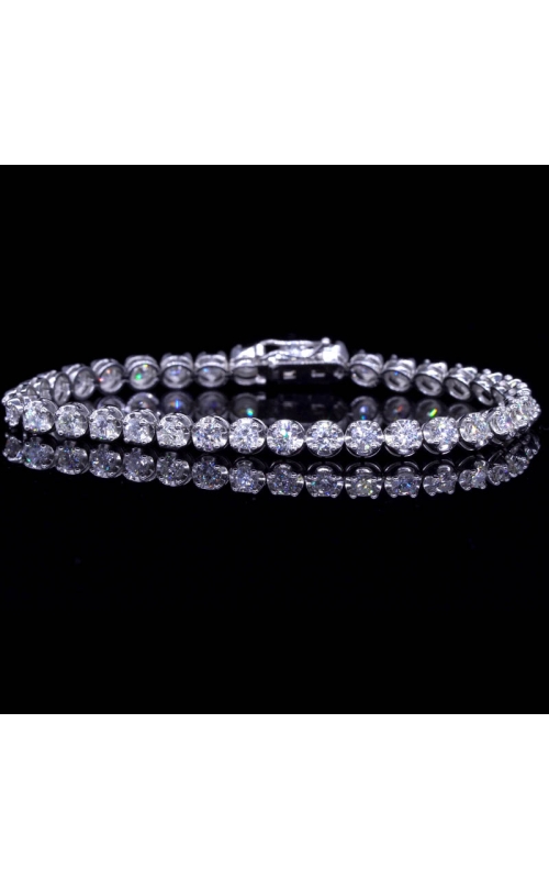 35 Stone 3.2mm-3.4mm Diamond Tennis Bracelet