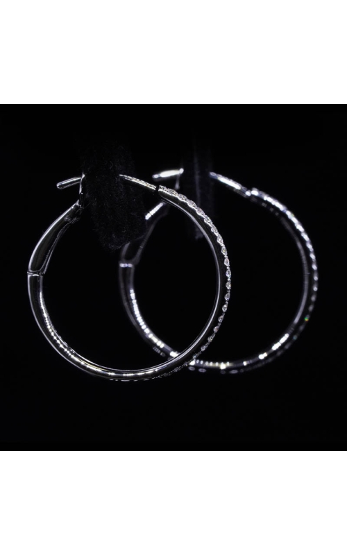 Diamond Hoop Earrings