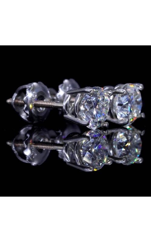 GIA 4mm E color VS excellent stud earings