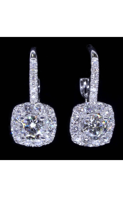 GIA 5.5mm Diamond Earrings Leverback