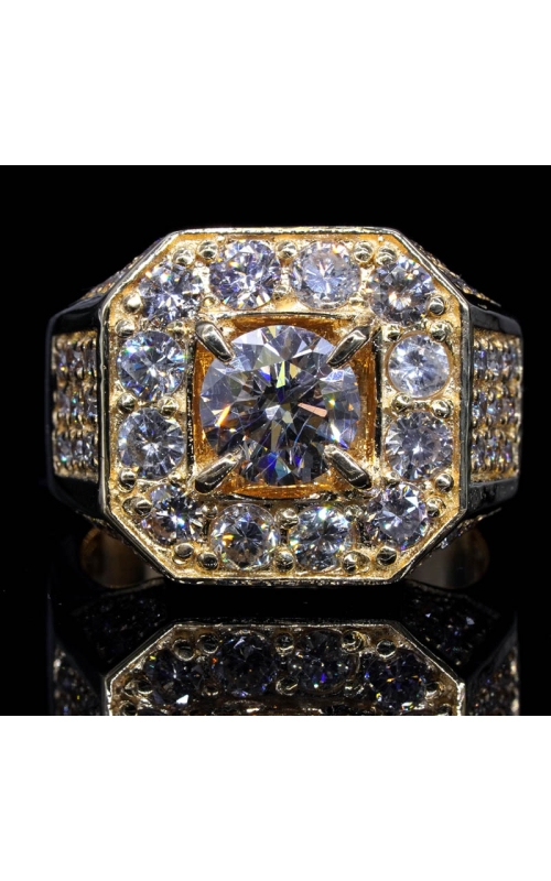 1.54ct Center Diamond Men Ring With Diamond