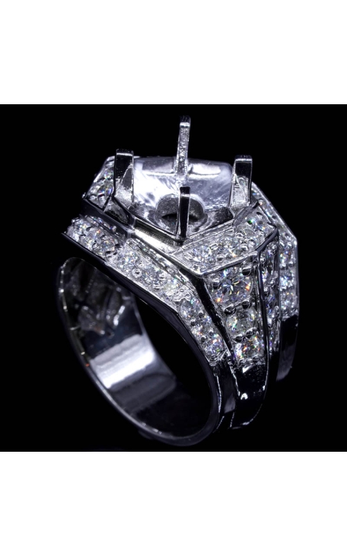Semi-Mount Ring (fits 2.5ct center)