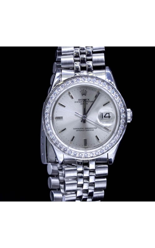 Preown Rolex 26mm Datejust Ladies - custome diamond bezel