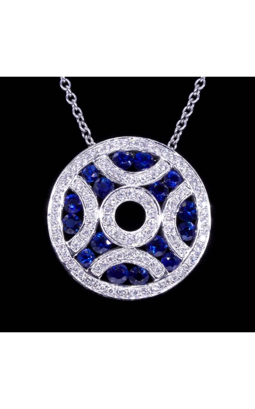 Sapphire Diamond Necklace