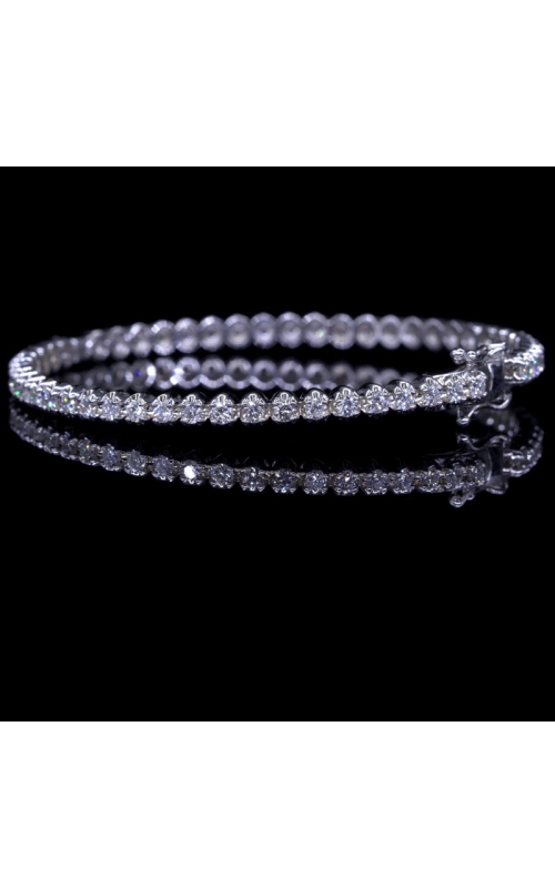 55mm Diamond Tennis Bangle, 2.5mm Stones