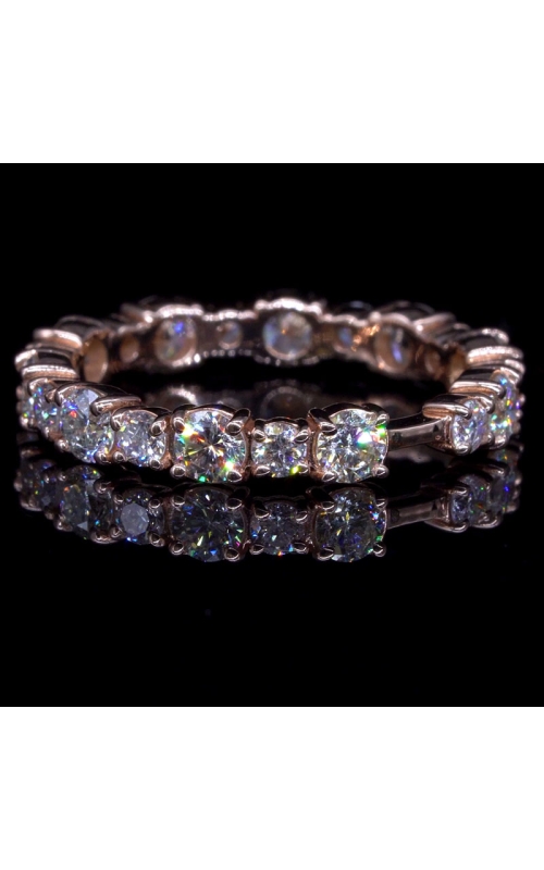 Scallop Diamond Ring in Rose Gold 5/8ct tw