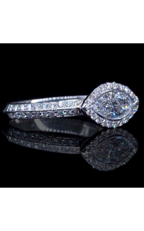 1ct Marquise-Cut Diamond Estate Ring