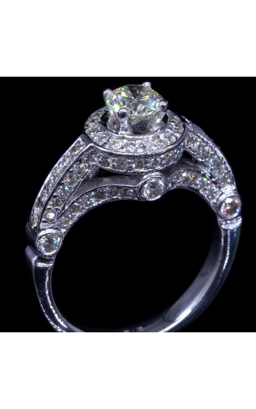Channel Set 3D Diamond Ring