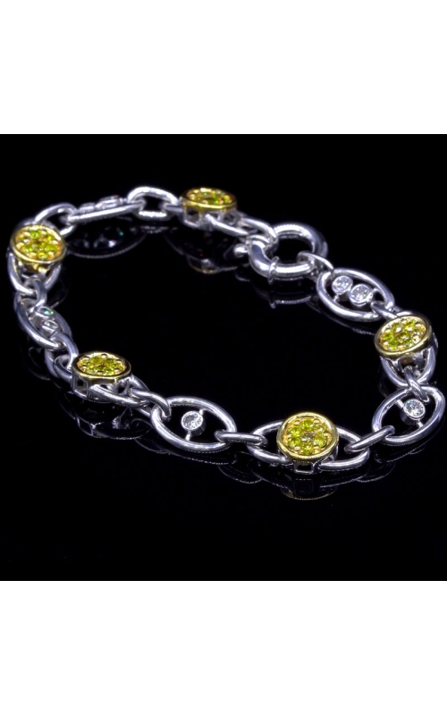 Honeycomb Fancy Yellow Diamond Bracelet