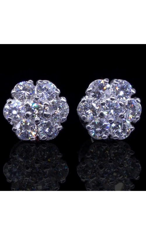 Honeycomb Diamond Earrings