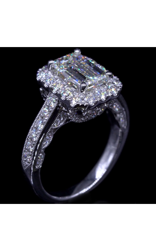 GIA Emerald-cut (9mm long) Diamond Ring