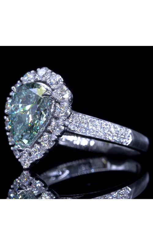 GIA Pear Diamond Ring