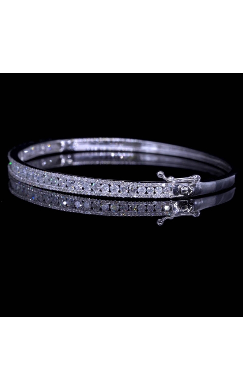 35 Stone Channel-Set Diamond Bangle