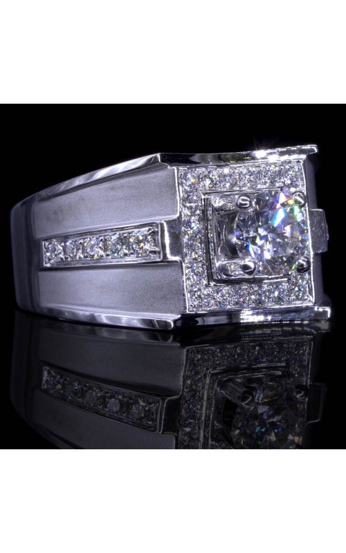 6mm Diamond Square Halo Ring