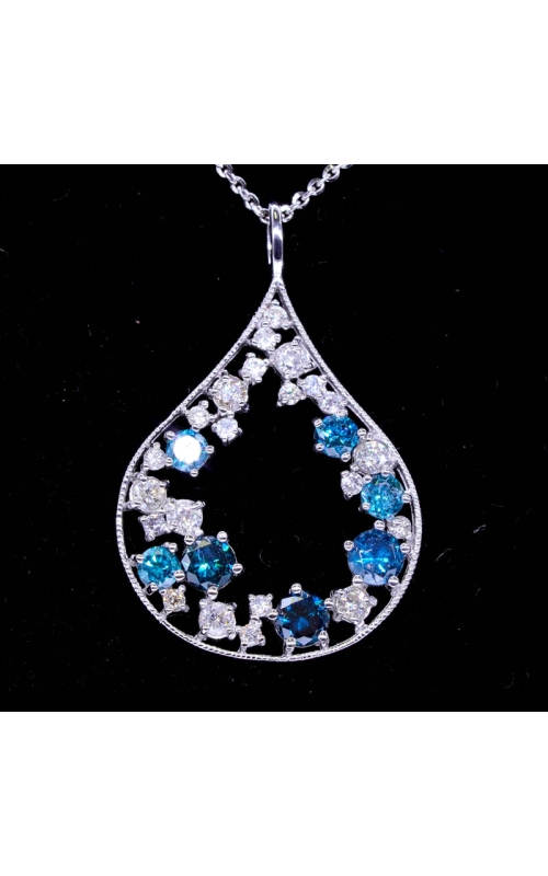 Blue Diamond Pendant Water-Drop