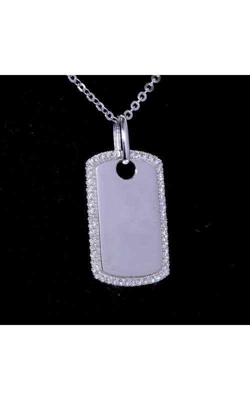 Tag Diamond Pendant