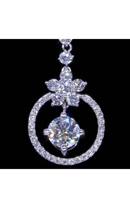 GIA 0.6ct Diamond Pendant Dangling
