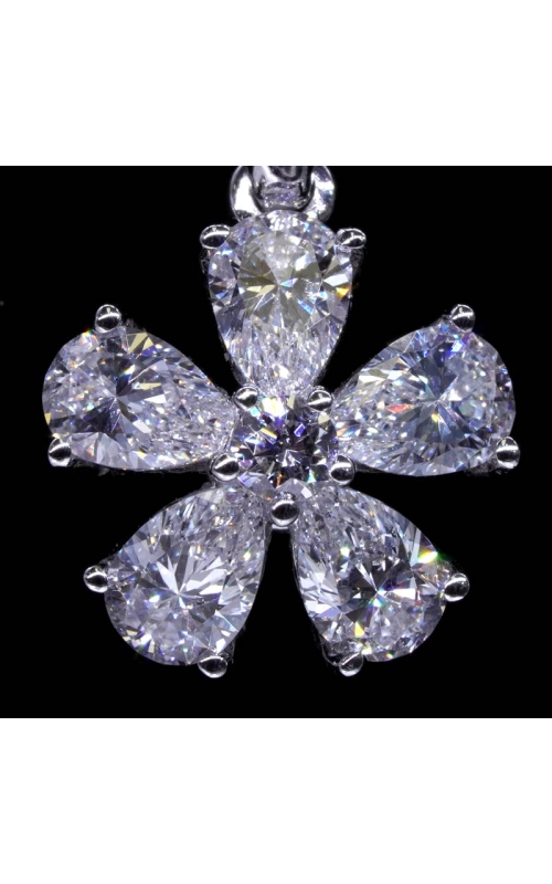 Pear Shaped Diamond Pendant