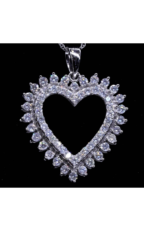Heart Design Diamond Pendant