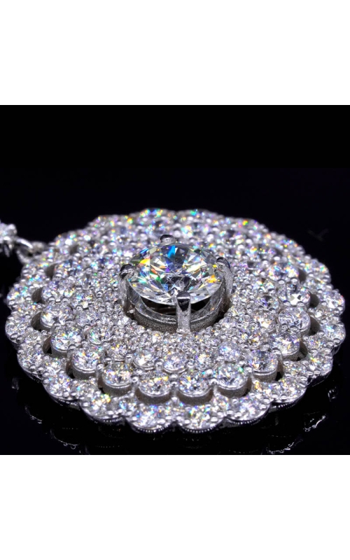 1.2ct Center Diamond Pendant 4 Layers