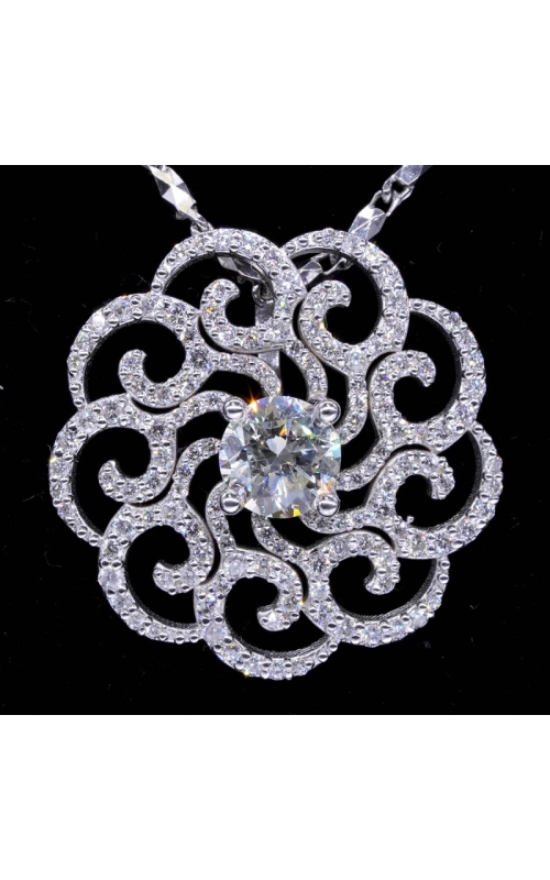GIA 1ct Center Diamond Pendant