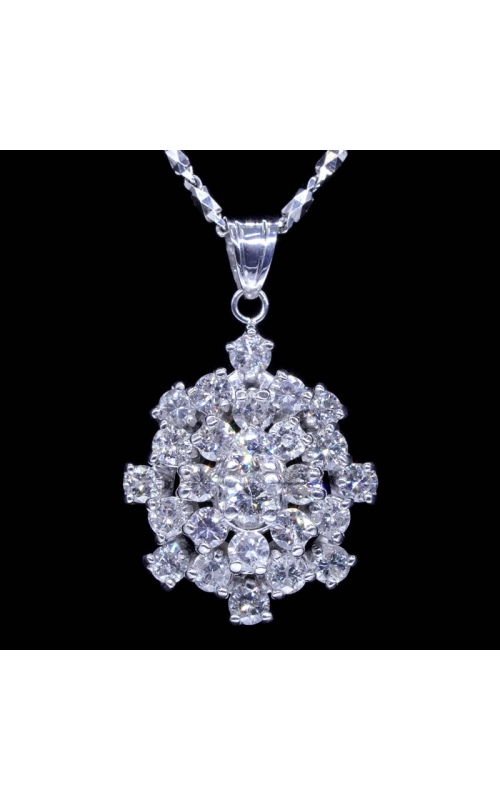 Floral Diamond Pendant