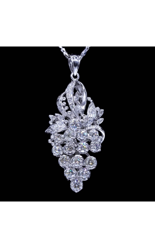 3mm-3.5mm Diamond Grape Pendant