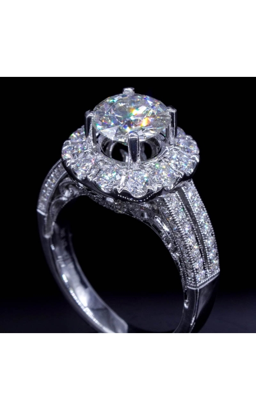 One Halo Ring 7.8mm Center Diamond